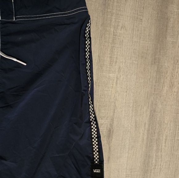 Vans shorts mens 32 striped swim trunks Blue - Picture 3 of 10